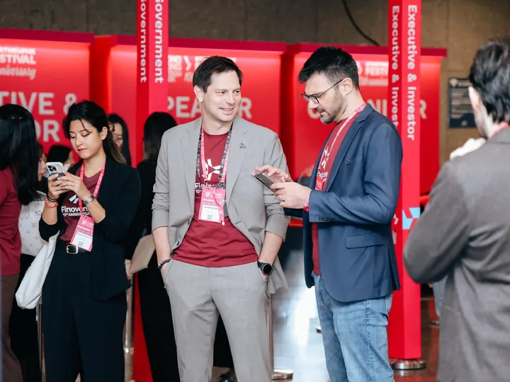 FinoverseAI guests meeting at an event